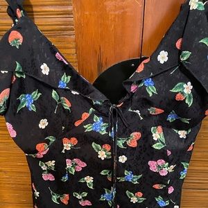 Zara strawberry dress New small